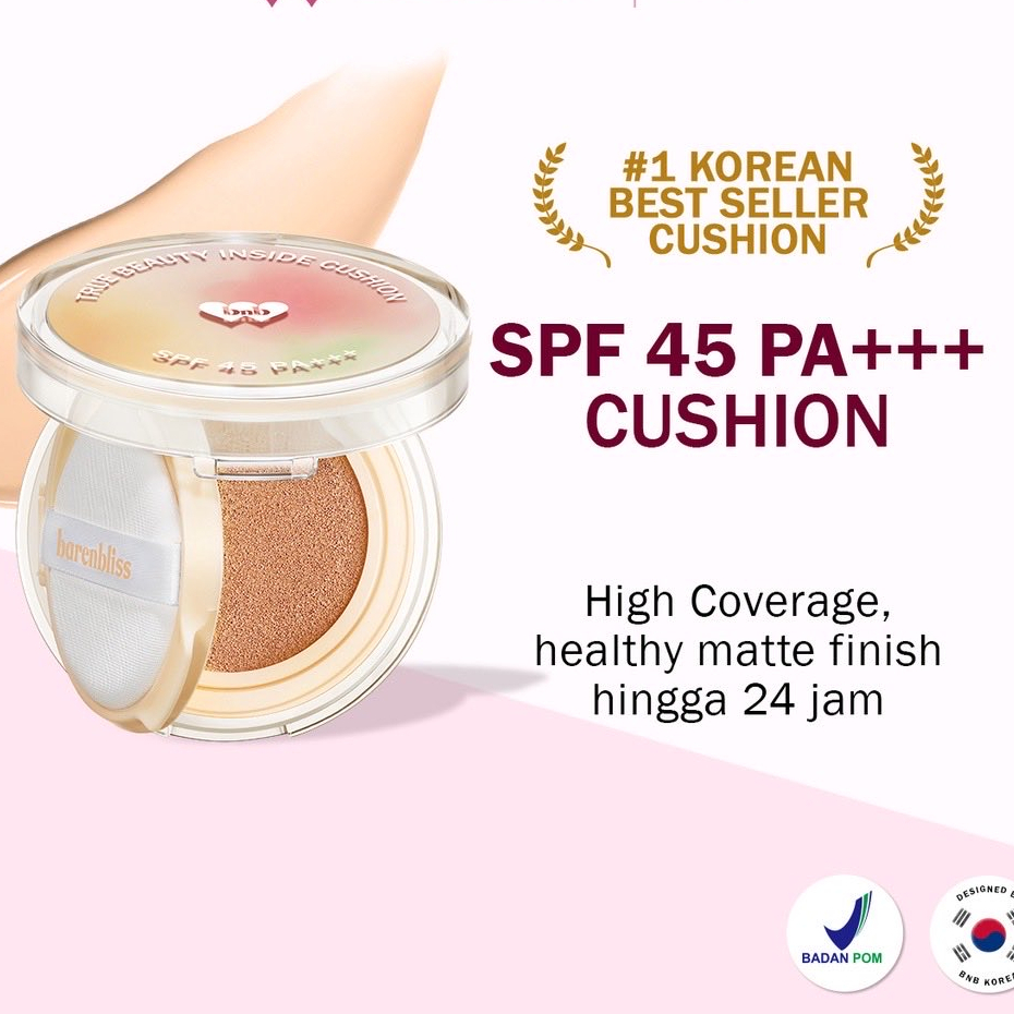 Jual Bnb Barenbliss Korean Bloomatte True Beauty Inside Cushion H Full Coverage Shopee Indonesia