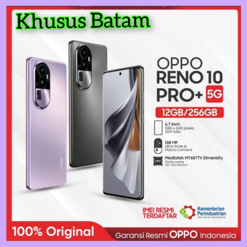 Jual OPPO RENO 10 PRO+ 5G RAM 12GB/256GB HANDPHONE ANDROID NEW 2023 ...