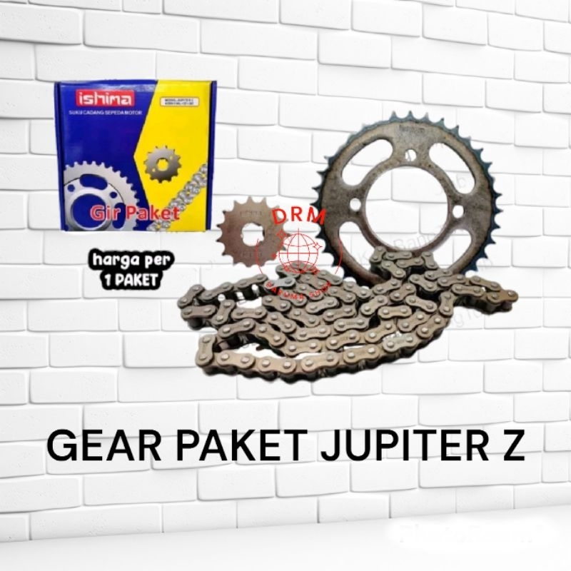 Jual Gear Gir Set Ger Paket + Rantai Jupiter Jupiter Z Burhan Vega Vega