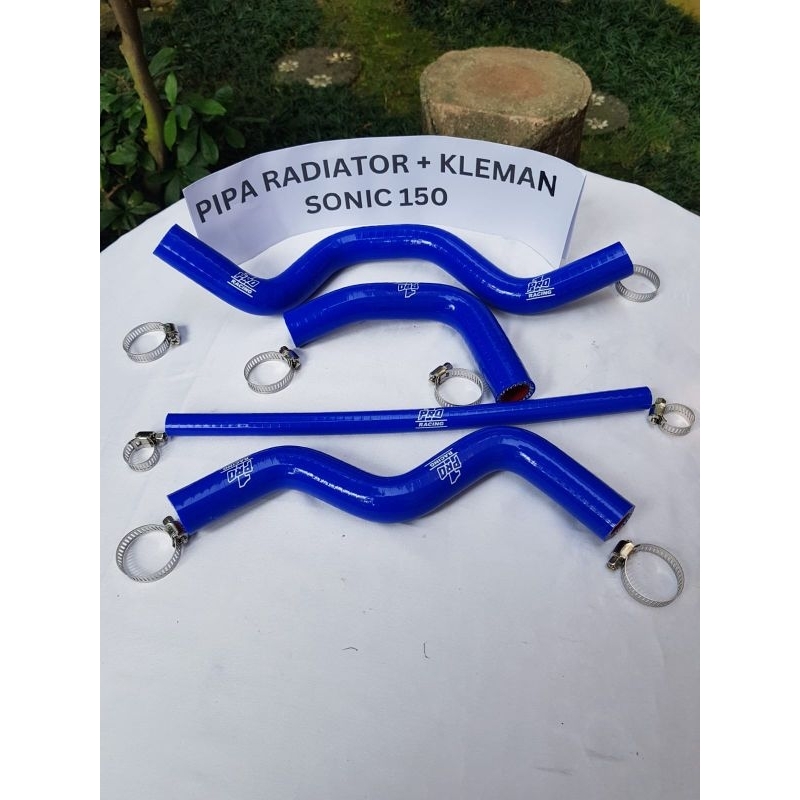 Jual Pipa Radiator + Kleman Sonic 150 Pro 1 Racing | Shopee Indonesia
