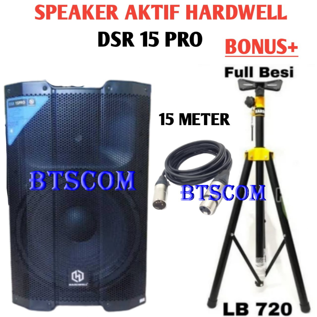 Jual Speaker Aktif Hardwell Dsr 15 Pro Dsr15pro 500 Watt Harga