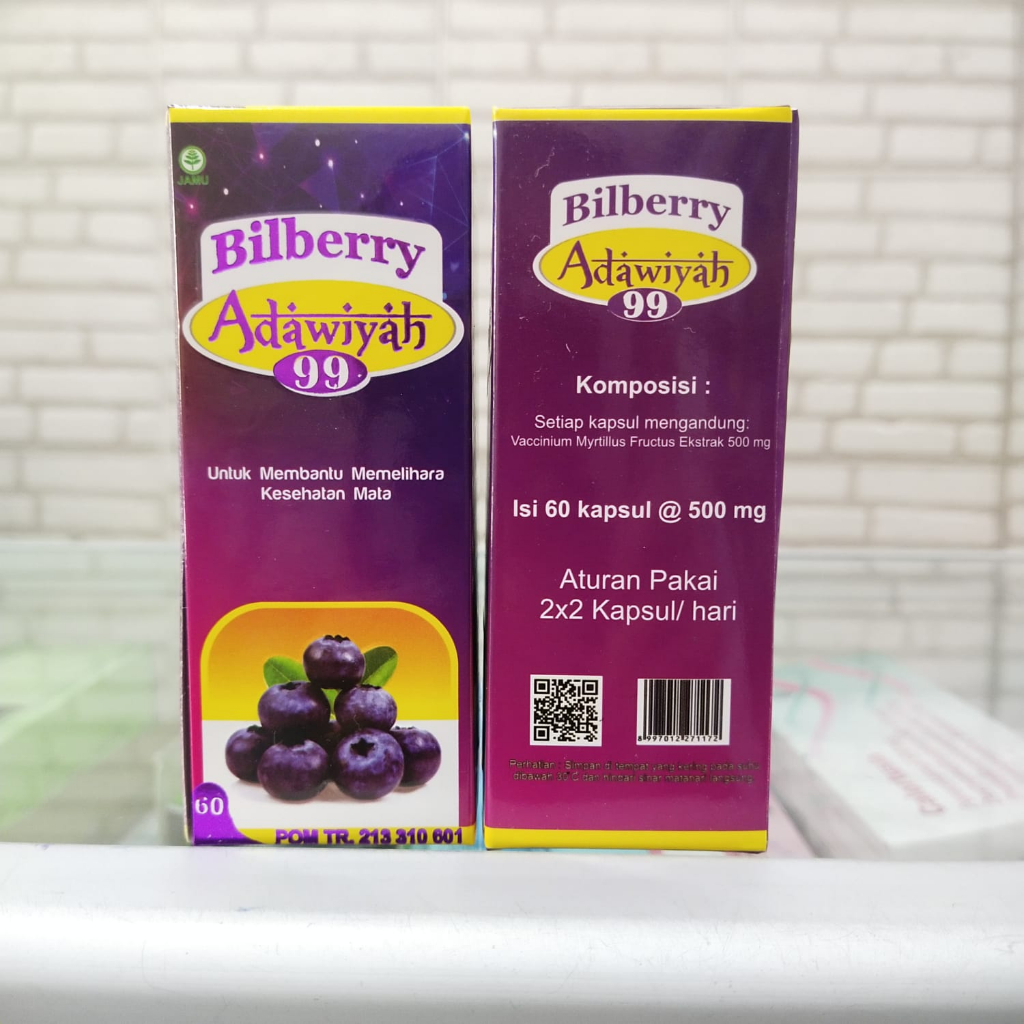 Jual Bilberry adawiyah isi 60 kapsul perbotol Shopee Indonesia
