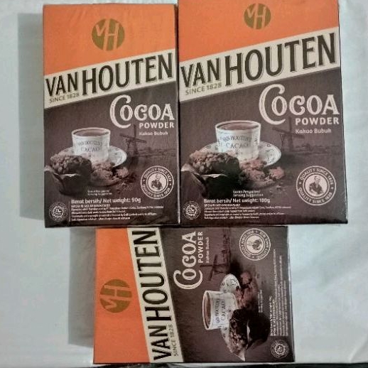 Jual Van Houten Cocoa Powder 45 90 180g | Shopee Indonesia