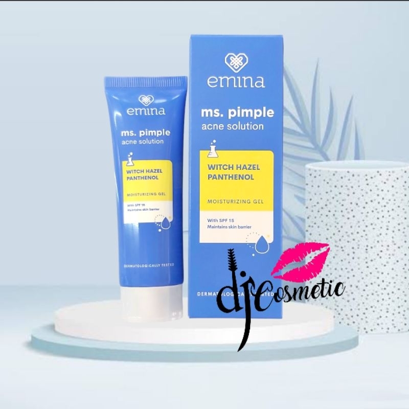 Jual [20ml] Emina Ms Pimple Acne Solution Moisturizing Gel SPF 15