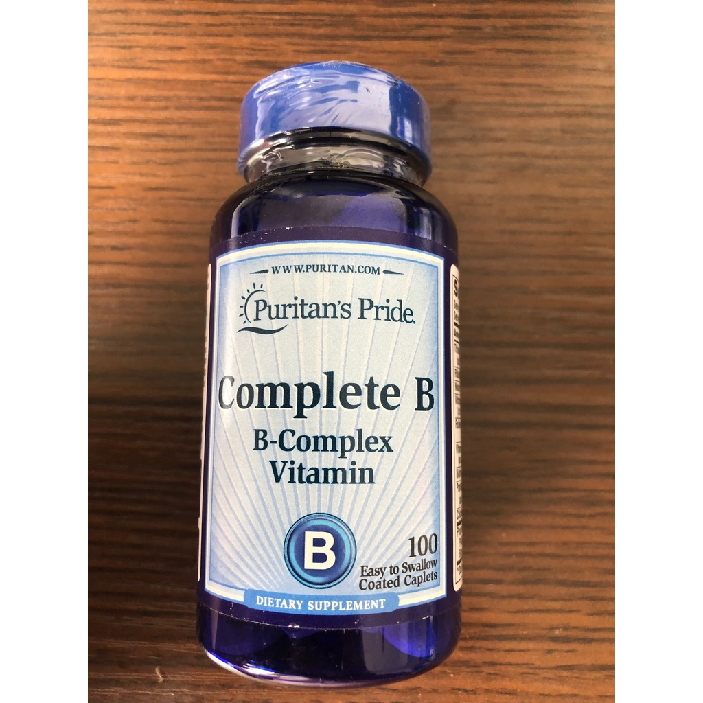 Jual Puritans Pride Complete B-Vitamin B Complex 100 Coated Capsules ...