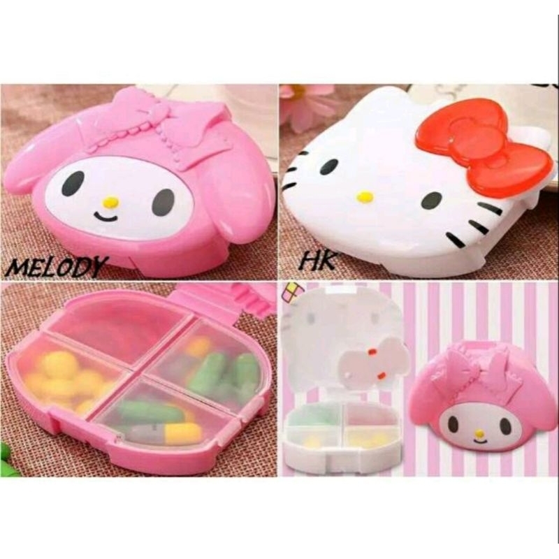 Jual Sanrio Medicine Case My Melody Tempat Obat Bersekat Storage Case