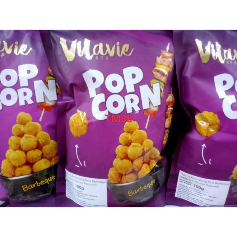 Jual JAGUNG BERONDONG RASA BARBEQUE/BARBEQUE FLAVOUR POPCORN VILAVIE ...