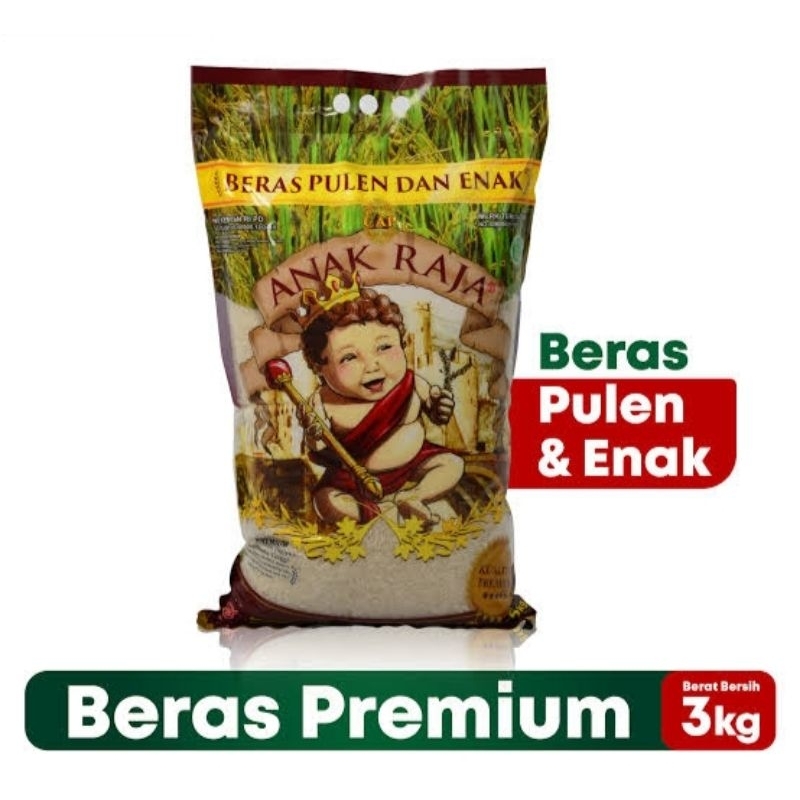 Jual BERAS ANAK RAJA 3 KG | Shopee Indonesia