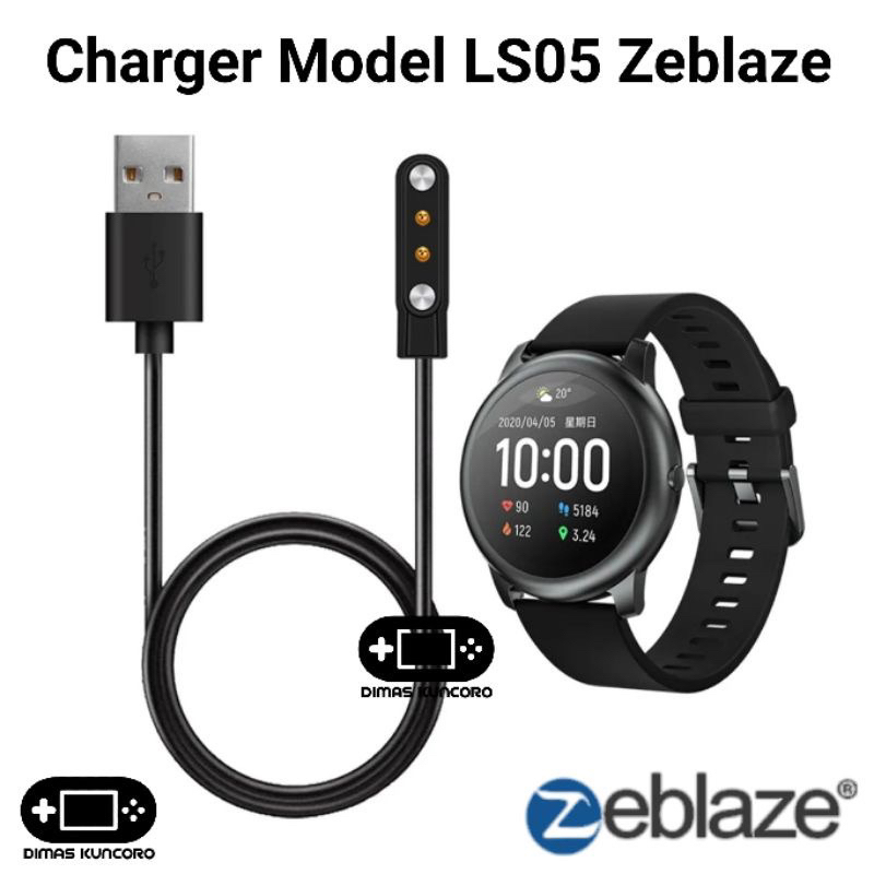 Jual Charger Model LS05 Zeblaze Vibe 3 Vibe 3 Pro Vibe ECG Vibe