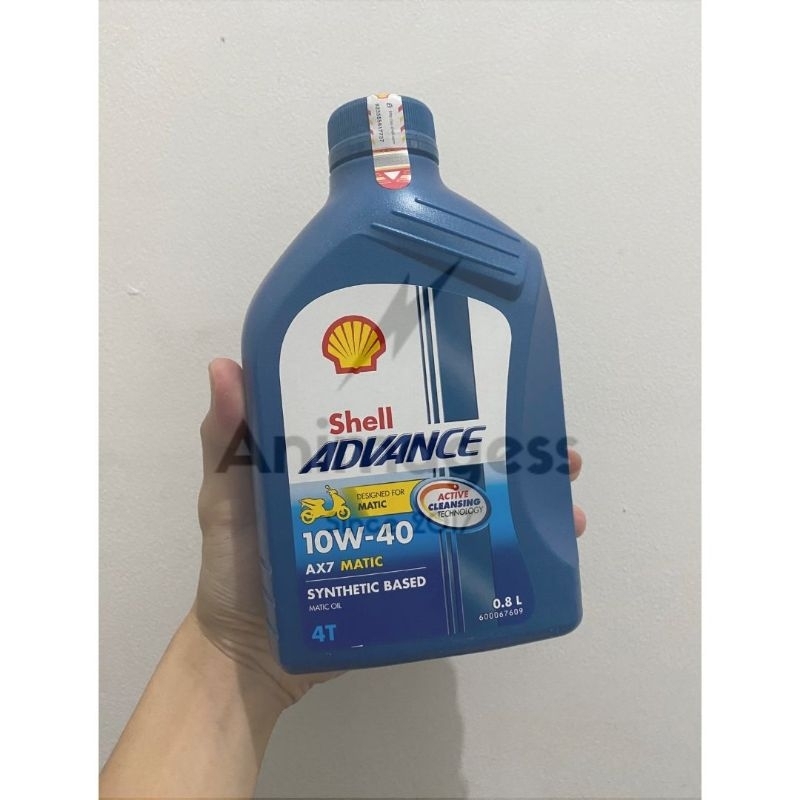 Jual Shell Advance AX7SC 10W-40 0.8L | Shopee Indonesia
