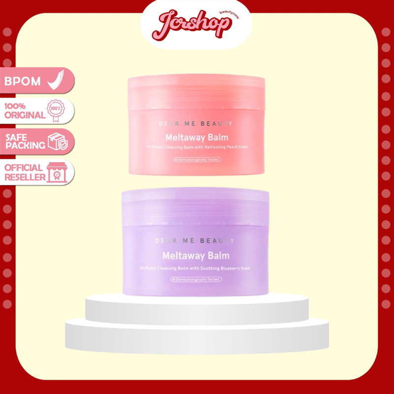 Jual DEAR ME BEAUTY Cleansing Balm - Meltaway Balm PEACH | BLUEBERRY ...