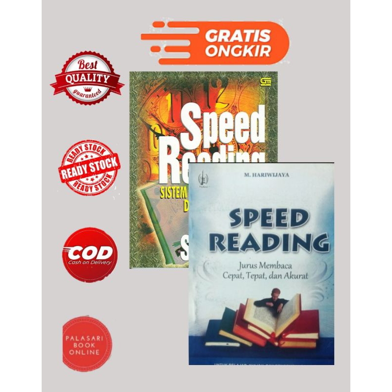 Jual Buku paket Speed reading sistem membaca cepat dan efektif & Speed