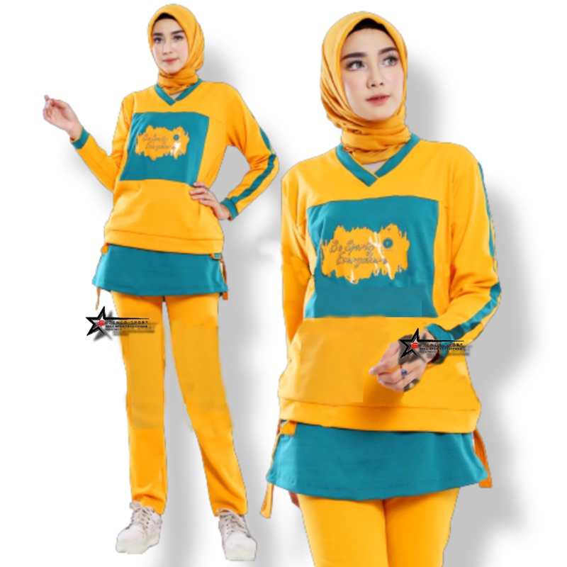 Jual Setelan Baju Senam Rok Celana / Setelan Baju Olahraga senam wanita ...