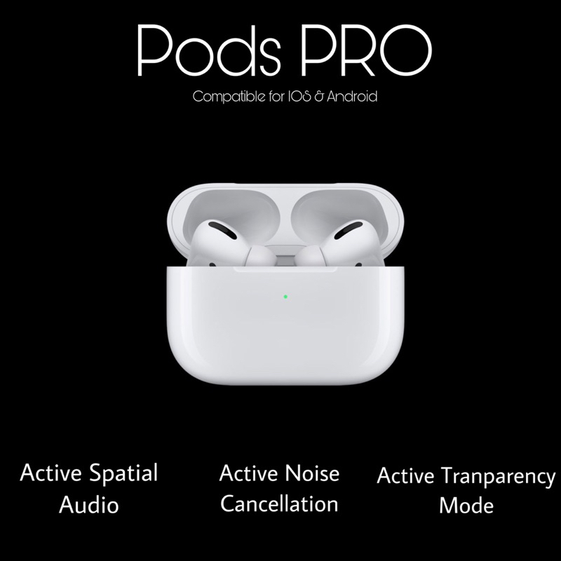 Jual Pods Pro with Wireless charging | Shopee Indonesia