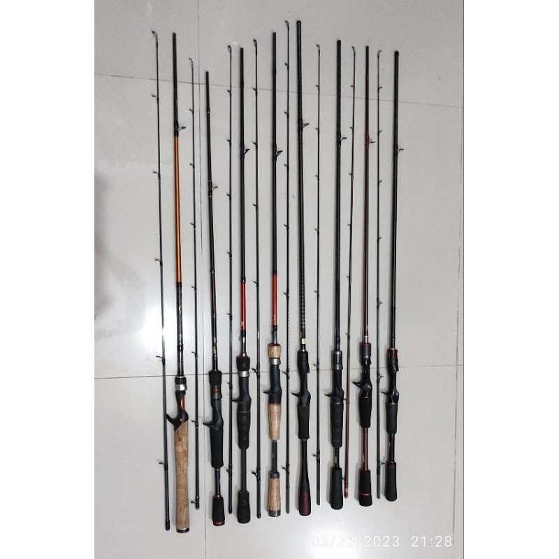 Jual Rod BC second shimano, daiwa, relix, zen zagan dll | Shopee Indonesia