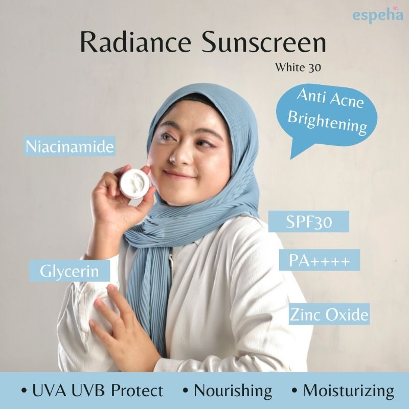 Jual espeha Radiance Sunscreen (white) | Shopee Indonesia