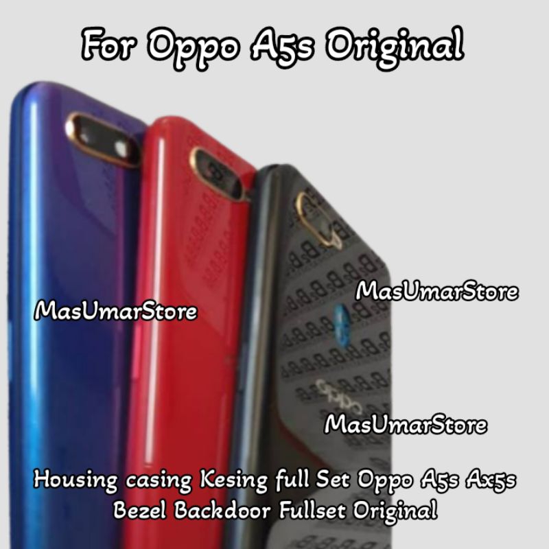 Jual Cessing Housing Kesing full Set Oppo A5s Ax5s Backdoor + Frame ...