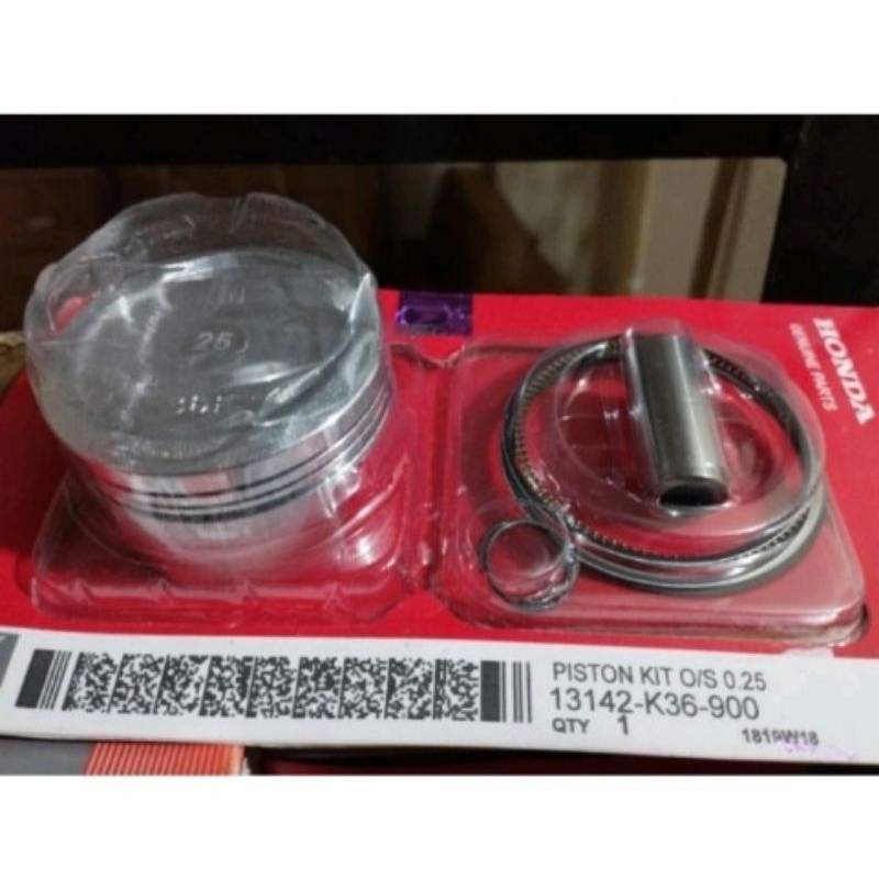Jual PISTON KIT SEHER VARIO 150 OS/UKURAN STANDAR,25,50,75,100 SEET PIN