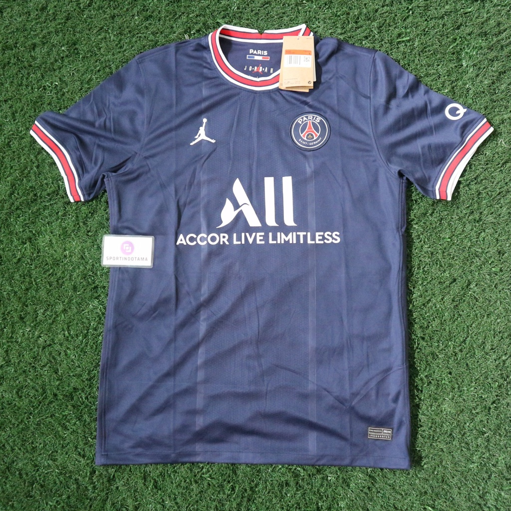 Jual Jersey Paris Saint Germain Home Terbaru 2021 / 2022 Baju Bola PSG ...