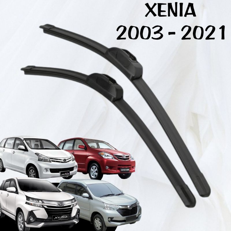 Jual Wiper Depan Frameless Full Karet Daihatsu Xenia Ukuran