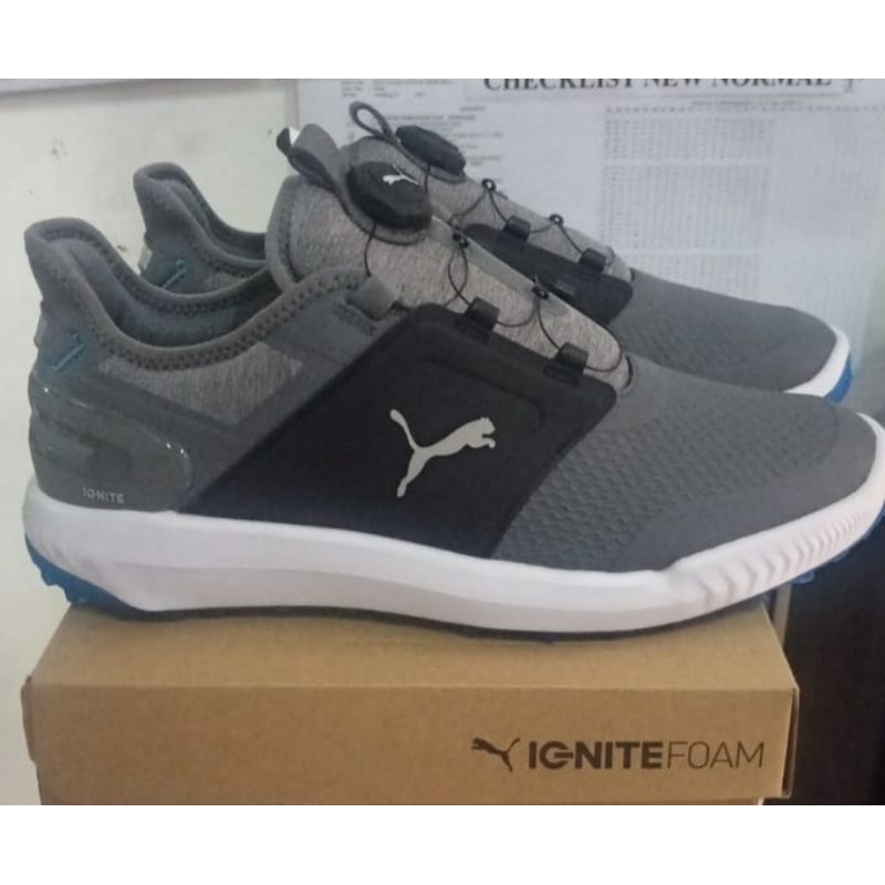 SEPATU GOLF PRIA PUMA GOLF IGNITE ELEVATE DISC SPL GOLF SHOES ORIGINAL WATERPROOF