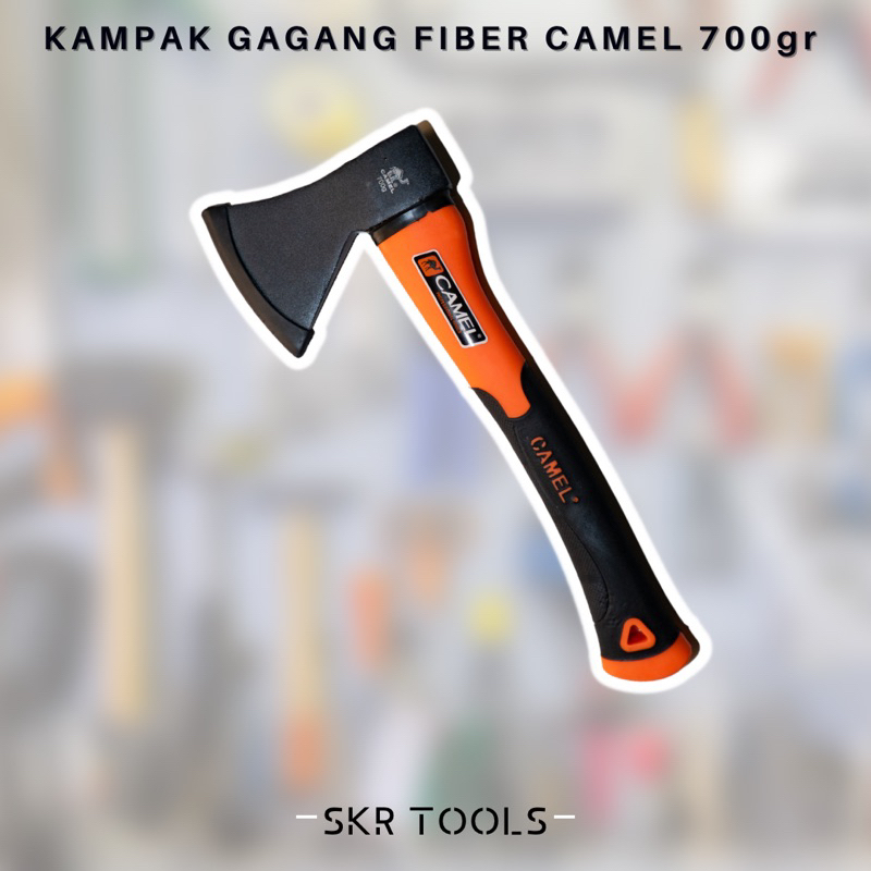 Jual CAMEL Kampak Gagang Fiber 700gr Kampak Belah Potong Kayu Camel ...
