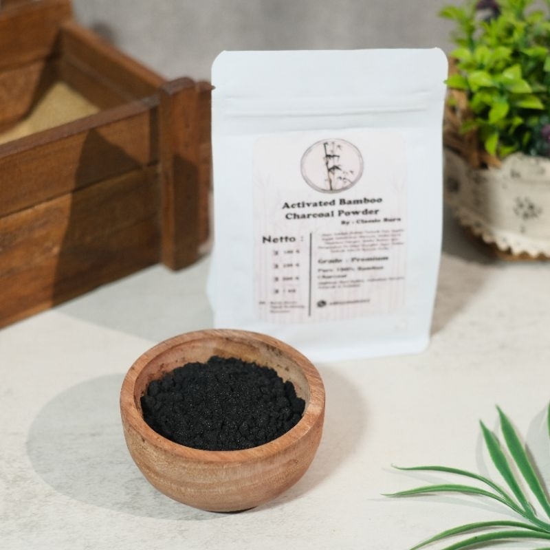 Jual bubuk arang bambu/Charcoal powder | Shopee Indonesia