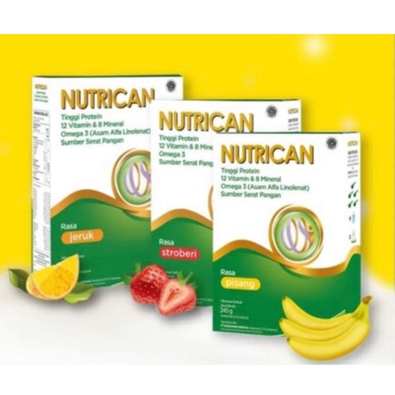 Jual Nutrican 245 Gram - Nutrisi Tinggi Energi Dan Protein Tersedia 3 ...