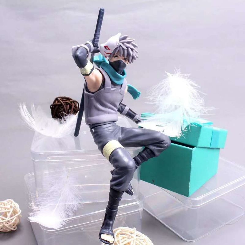 Figuras dos desenhos animados Naruto Figuras Mini Naruto Cartoon Modelo  Kakashi Crianças Presente de Aniversário 6 Pcs por Set 2023 De hy_model.,  $129,62