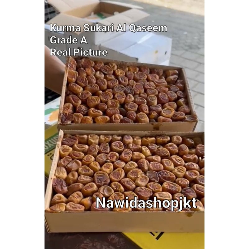 Jual Kurma Sukari Al Qaseem 3 kg Fresh Ruthab Wrapping Enak Legit ...