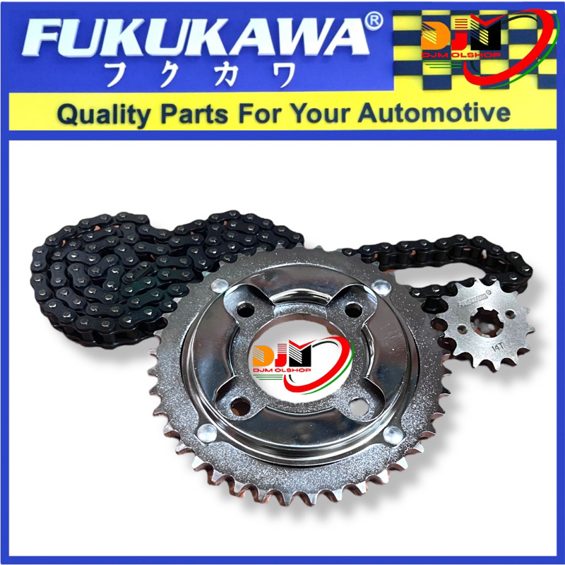 Jual Gear Set Fukukawa Gir Paket Motor Gl Max Neotech Rantai 428H 110L