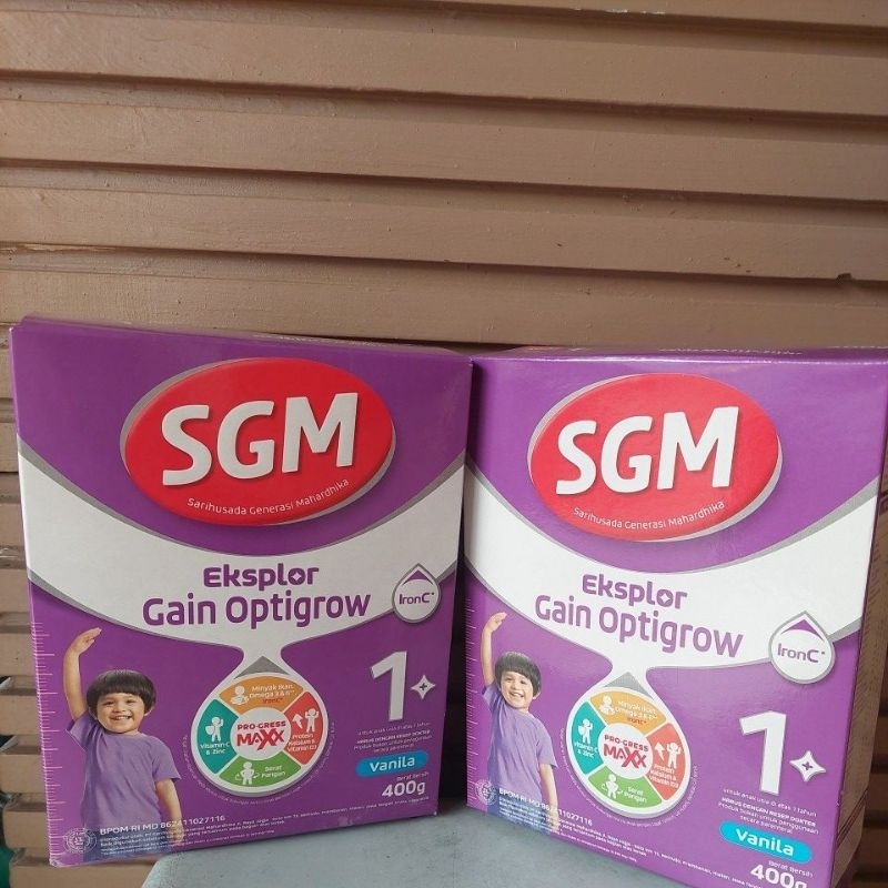 Jual SGM GAIN OPTIGROW 400 gr | Shopee Indonesia
