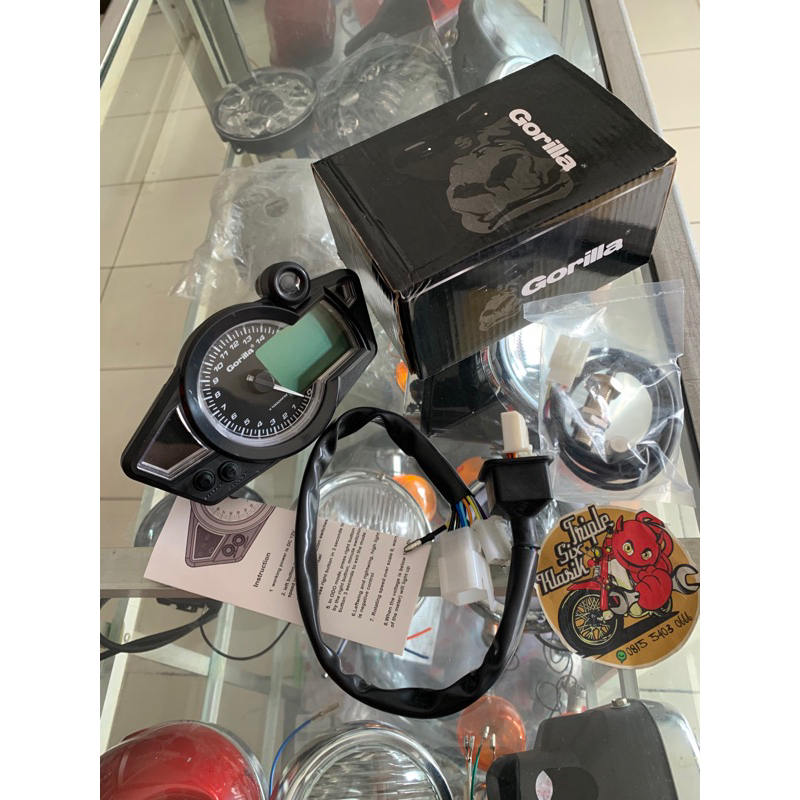Jual Speedometer spido speedo digital koso rx1 gorilla set sensor ...