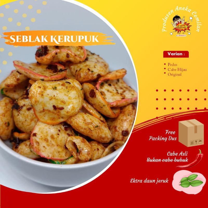 Jual Beledagid Seblak Kering 1kg Shopee Indonesia