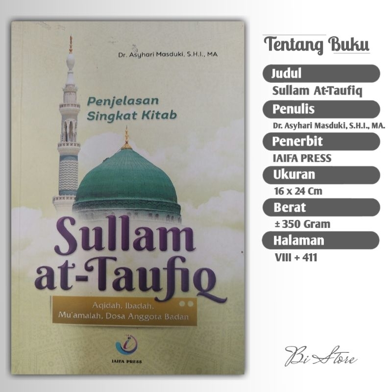 Jual Sullam At-Taufiq (Aqidah, Ibadah, Mu'amalah Dan Dosa Anggota Badan ...