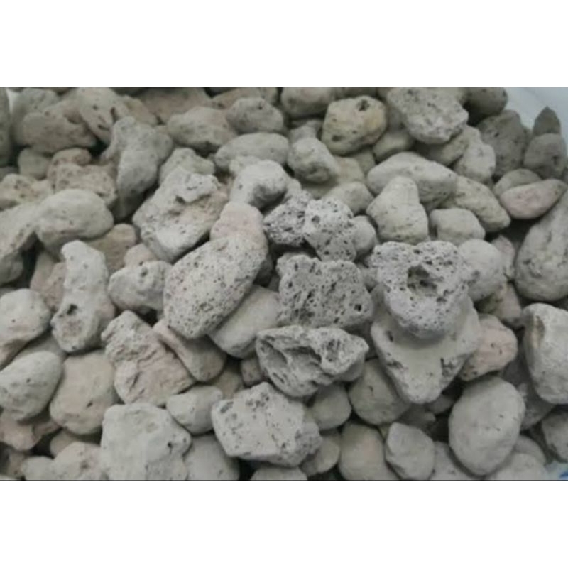 Jual Batu pumice 500 gram batu apung media filter aquarium rumah