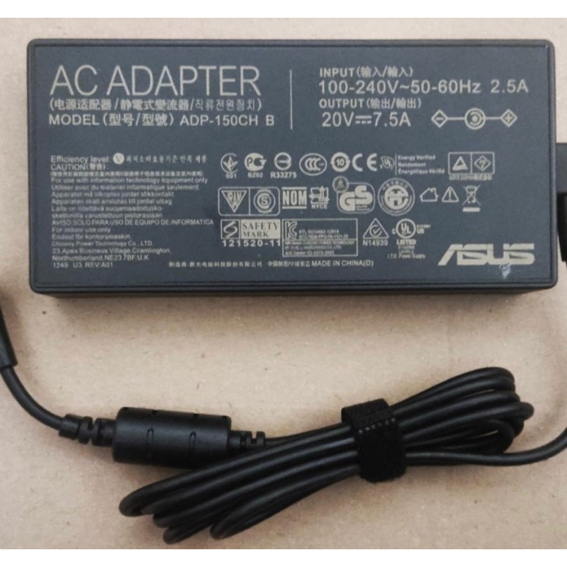 Alimentatore ASUS ADP-150CH B 150W 20V 7.5A Per TUF Gaming E ROG Strix - Spina 6.0x3.7mm