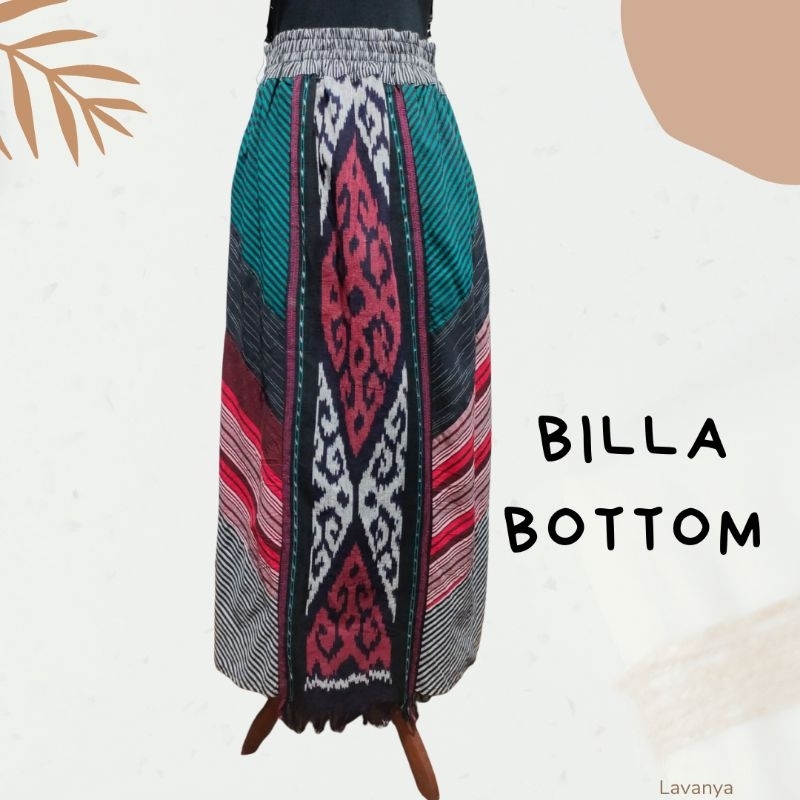 Jual Rok Bawahan Batik Lurik Panjang Billa Bottom Lavanya Shopee