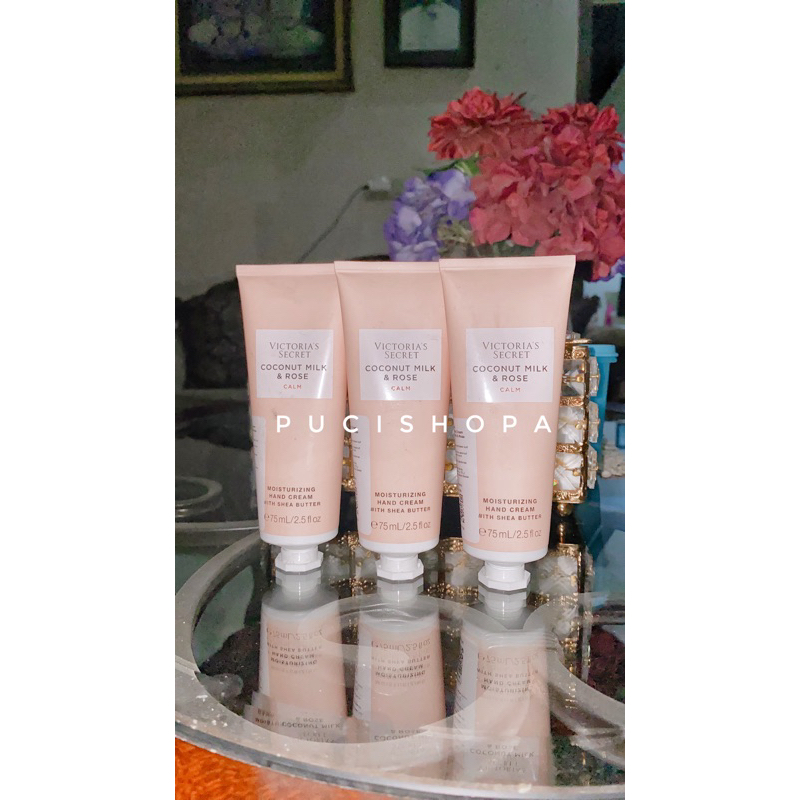 Jual victoria secret hand cream 75ml ‘ coconut milk and rose ‘ | Shopee ...