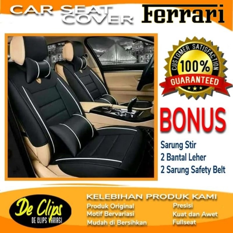 Jual Sarung Jok Mobil Bahan Ferrari Brio Agya Ayla Jazz Karimun Ignis