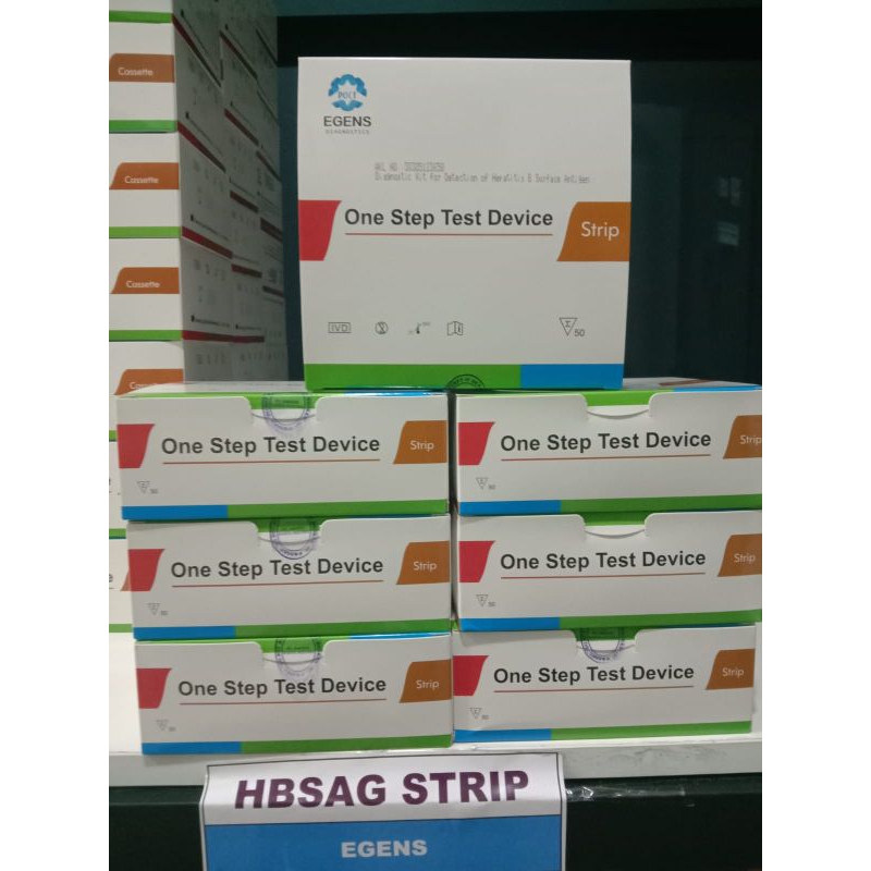 Jual Rapit Test HBSAg Strip Merek Egens Atau Hepatitis B Surface ...