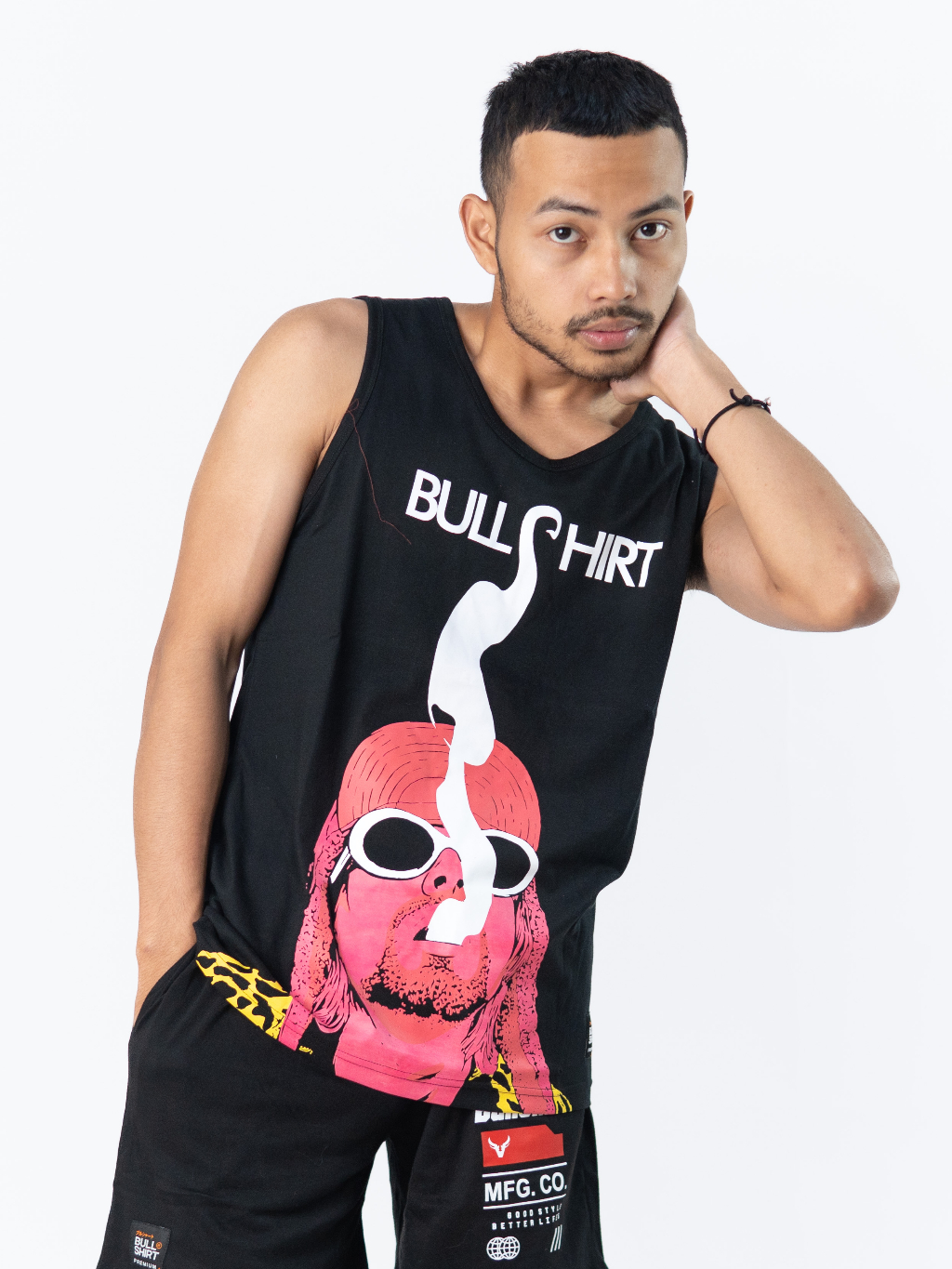 Jual Tanktop Bullshirt Original - Smoking Kurt | Shopee Indonesia