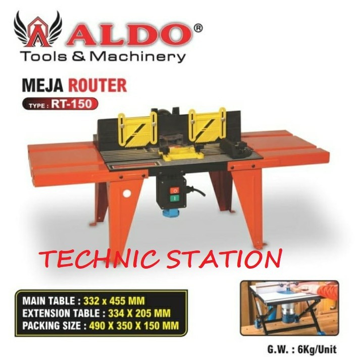 Jual Meja Router Profil Stand Dudukan Base Tapak Trimmer Router Aldo RT ...