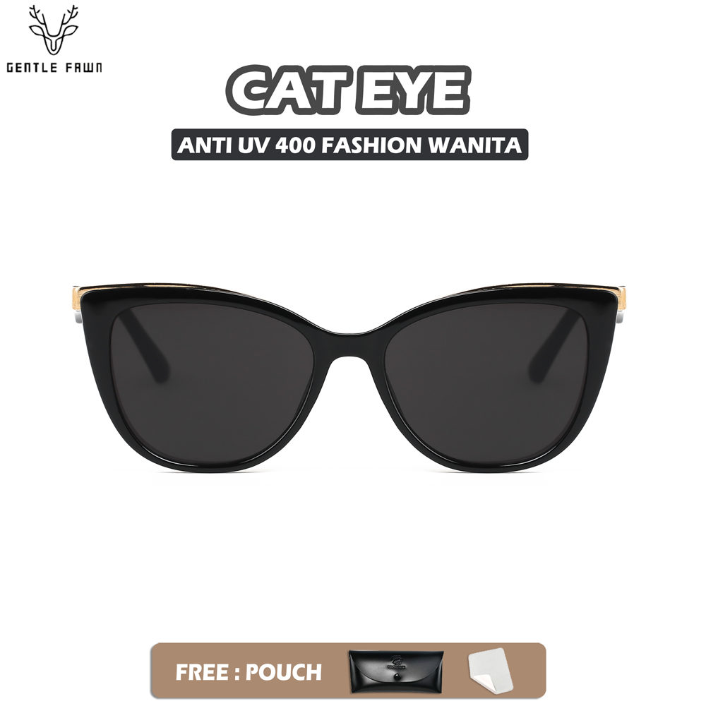 Jual Gentle Fawn Kacamata Hitam Sunglasses Anti Uv Wanita Bentuk