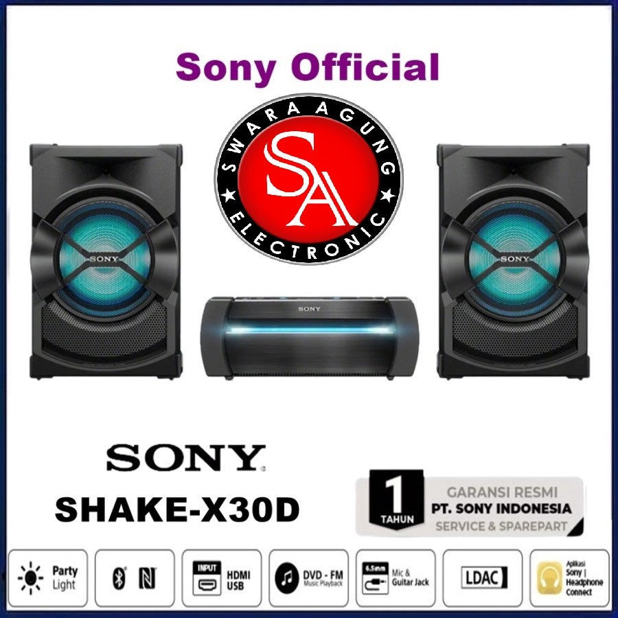 Jual Home Audio System Speaker SONY Type SHAKE X30 (Khusus Medan