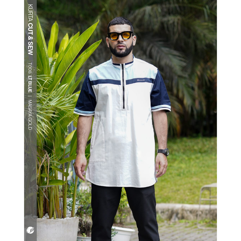 Jual Samase Kurta Pendek Cut & Sew t008 | Shopee Indonesia