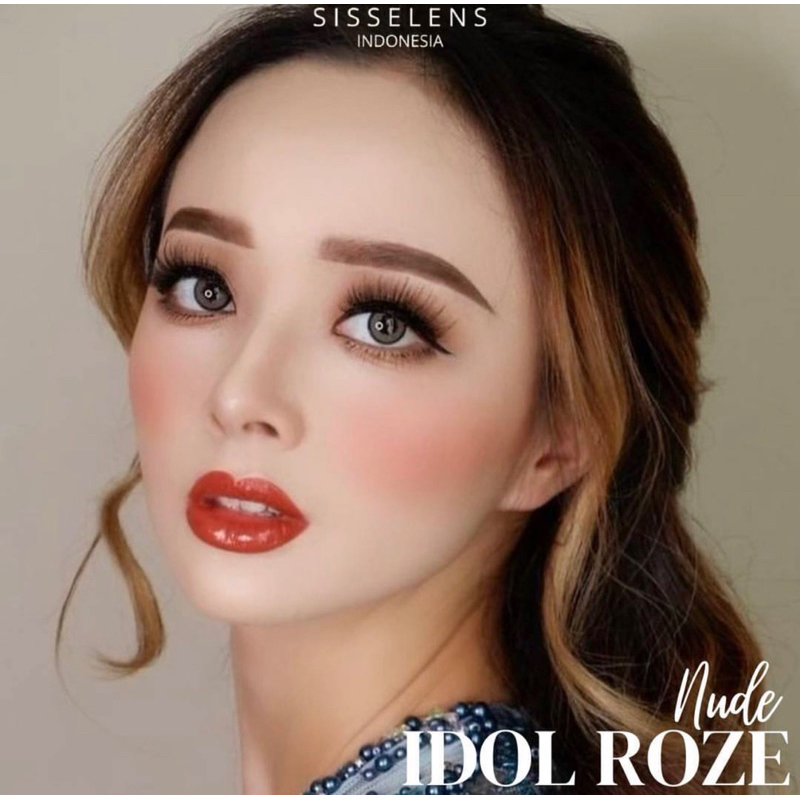 Jual Softlens Idol Roze Nude By Sisse Lens Normal Minus SD Shopee Indonesia