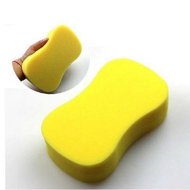 Jual Spons cuci mobil sponge busa mobil motor spon kuning 8 busa foam ...