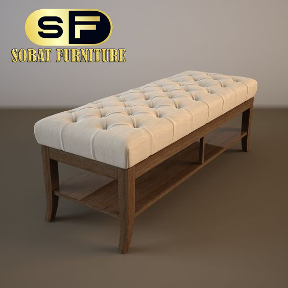 Jual Bench Kayu Jati Model Klasik dan Elegan dengan Jok Busa Tebal ...
