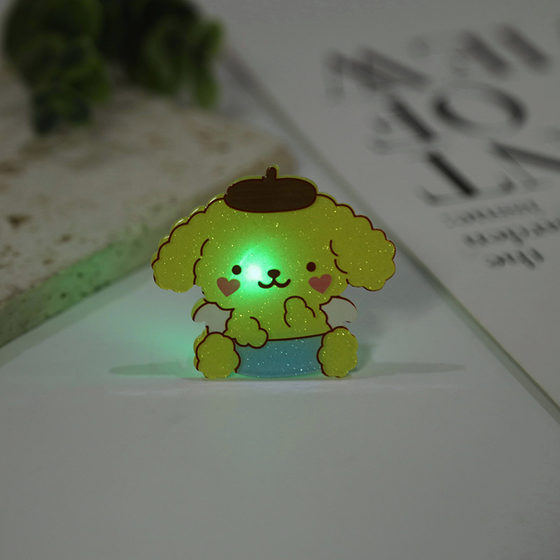 Jual Cod Jepit Rambut Sanrio Led Korea Lucu Nyala Lampu Menyala Kartun Jepitan Hairpin